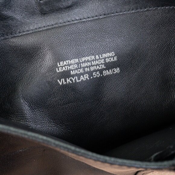 Vince Camuto Signature Women Kylar Black Leather OTK Fashion Boots sz 8 - Picture 9 of 10